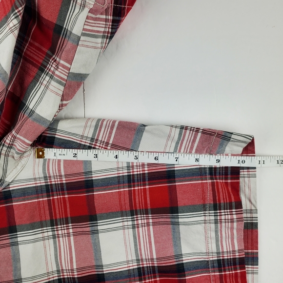 Plugged Clothing men's cotton plaid shorts size 32 - Picture 8 of 9